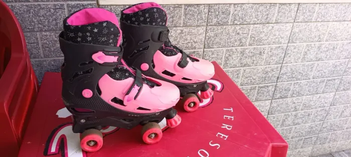 Patins Roller pink ajustável 