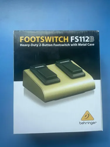Pedal FootSwitch Behringer FS112B - novo nunca usado