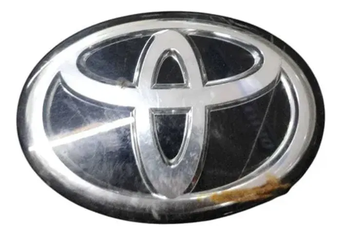 Emblema Traseiro Toyota Yaris 2019 Preto