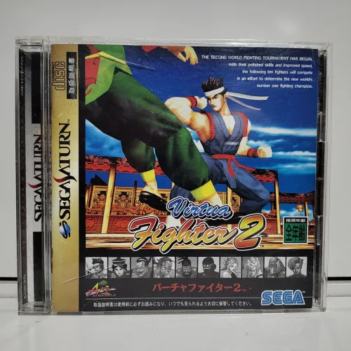 Jogo Virtua Fighter 2 Sega Saturn Original Japonês Mídia Física Seminovo Completo CIB