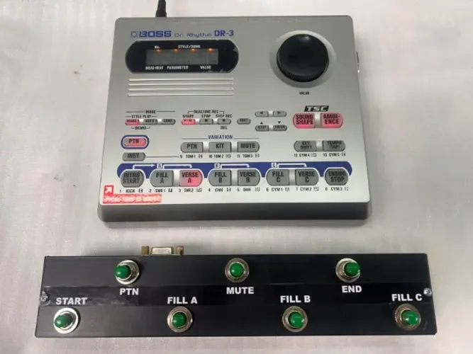 bateria eletronica boss dr3 com controlador
