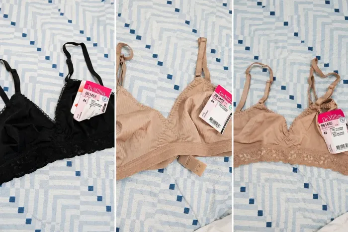 Kit com 3 sutiãs demillus