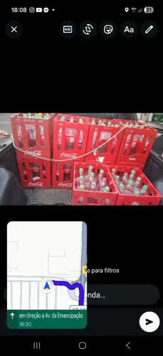 Caixa de coca 2 litros retornável 30 Caixa 