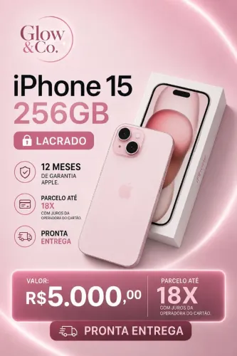 iPhone 15 Pink 256gb **LACRADO**