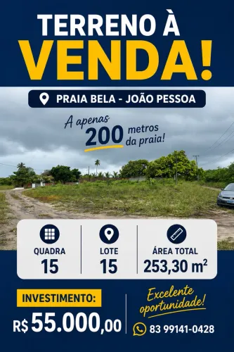 Terreno em praia bela