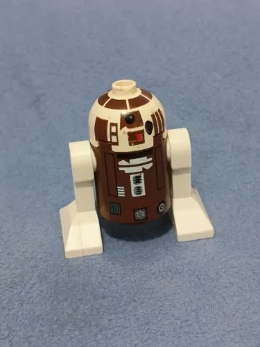 LEGO minifigura Astromech Droid, R7-D4, com leves marcas (Set 8093)
