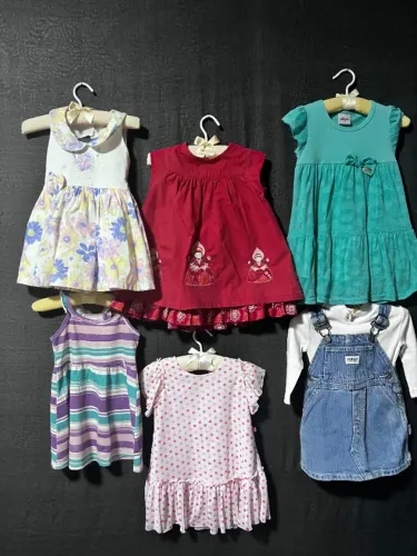 Lote de vestidos tamanho 1 ano