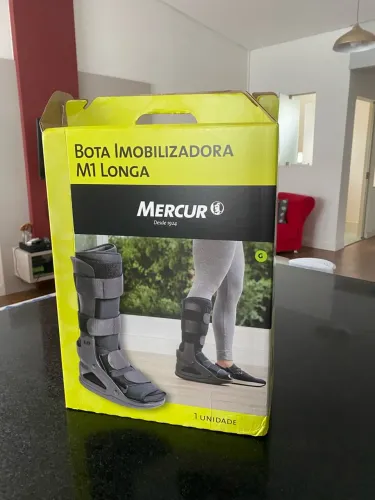 Bota Imobilizadora Mercur M1 Longa Tam. G - Nova na Caixa