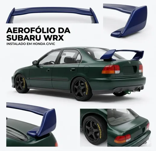 Aerofólio da Subaru wrx 