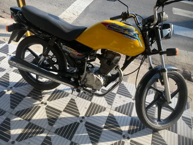 Cg cargo moto filé kits pintados liga leve placa Mercosul, trava original e selo no quadro