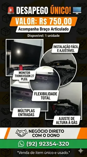 Monitor 27 polegadas 