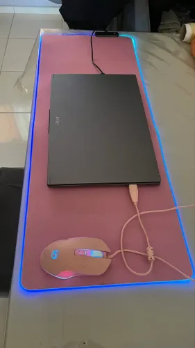 Mouse e mouse pad com led