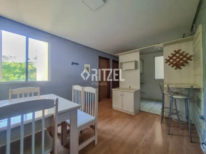 Apartamento semi mobiliado para locação, 2 quartos, 1 vaga, Canudos, Novo Hamburgo, RS