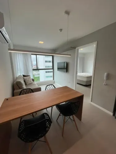 APARTAMENTO PARA ALUGUEL EM RECIFE PREDIO ALTO PADRÃO 1 QUARTO SEPARADO TODO MOBILIADO LAZ