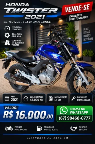 Honda CB Twister/flexone 250cc 2021
