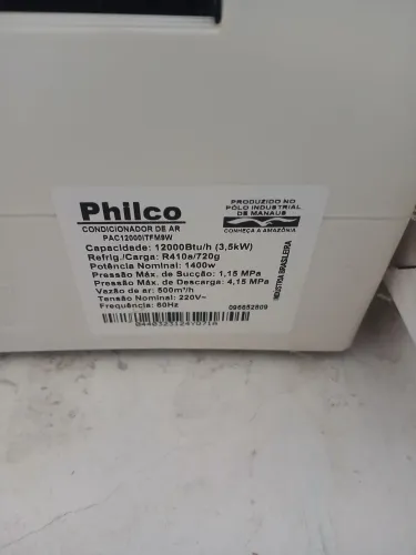 Ar condicionado Philco 12000 Btus com Defeito.