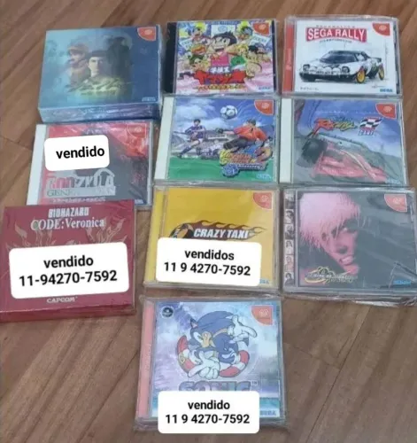 JOGOS ORIGINAIS DREAMCAST TÍTULOS PREÇO DIFERENTES VEJA FOTOS ÚLTIMOS ORIGINAIS APROVEITEM
