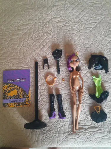 Boneca monster high clawdeen wolf new scaremester 