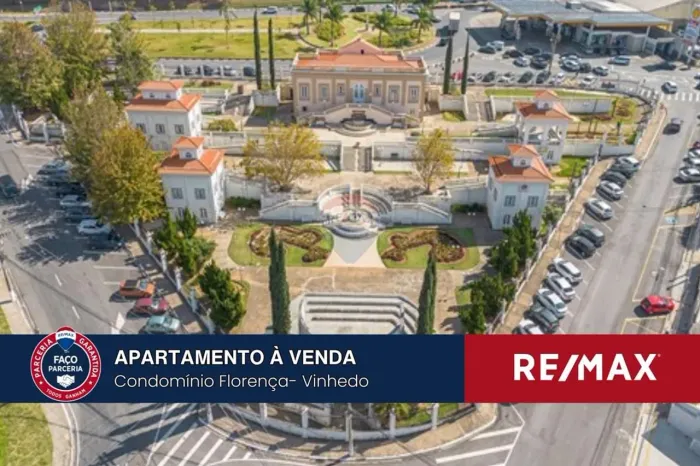 Apartamento para venda no Condomínio Florença I em Vinhedo, interior de São Paulo.