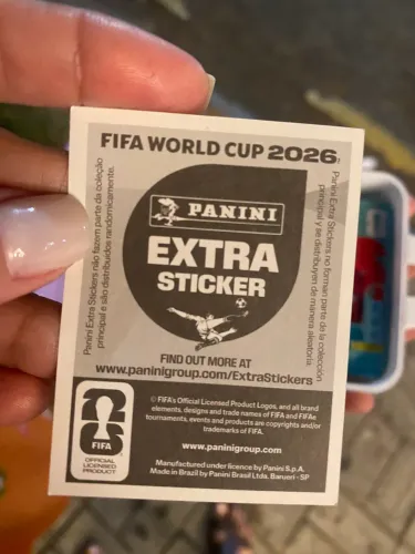 Figurinha super rara de Cristiano Ronaldo