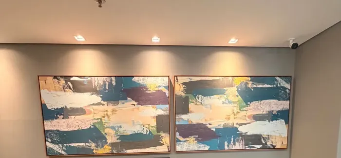 2 Quadro em canva Alto Padrão 1,50x90