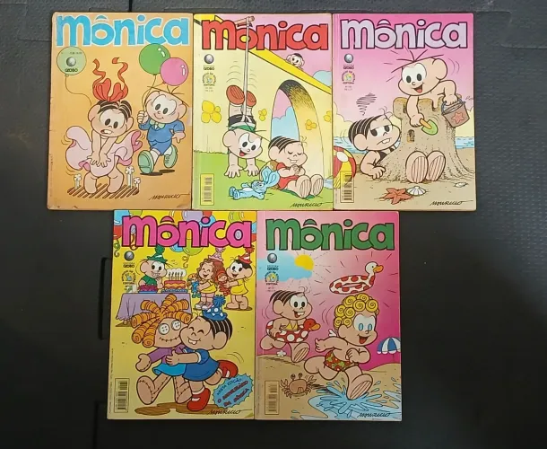 Lote gibi Monica globo antigo n 7, 185, 186, 187 e 188