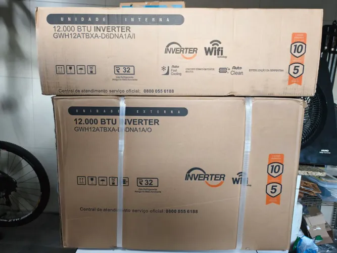Ar condicionado Gree 12000 BTUs inverter - Novo - quente/frio