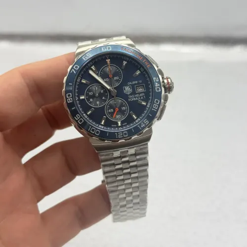 Tag Heuer Formula 1 Calibre 16 Azul Cronógrafo 43mm Novo - Prem AAA+