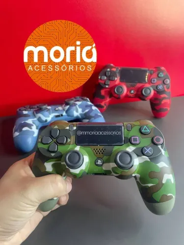 Controle PS4 Sem Fio Wireless Camuflado