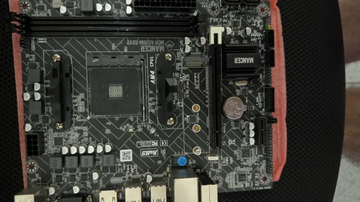 Placa Mae Mancer A520M DX e Cooler