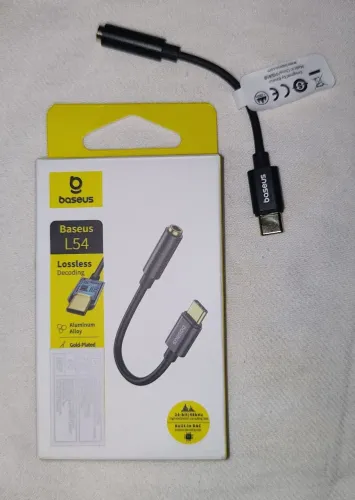 Adaptador Tipo-C para P2 (3.5mm) Áudio Baseus L54