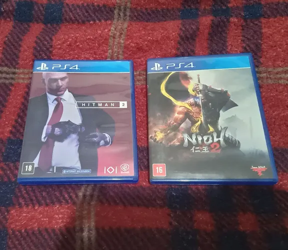 Jogos PS4 - Hitman 2 e Nioh 2