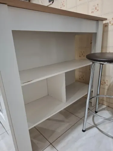 Bancada Ilha Mesa Gourmet Cozinha 103x92cm