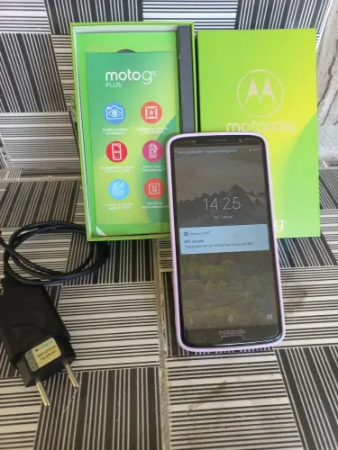 MOTO G6 PLUS 64GB 4GB RAM NOVO COMPLETO!!TOOP!!( SOMOS DE LINHARES ES!!)
