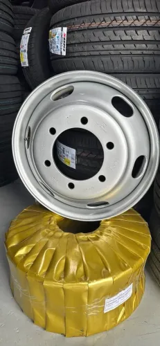Roda nova 17.5x6.00 pra caminhão 17,5 17.5 cubo de 16 cm e 6 furos para pneu 215/75r17,5