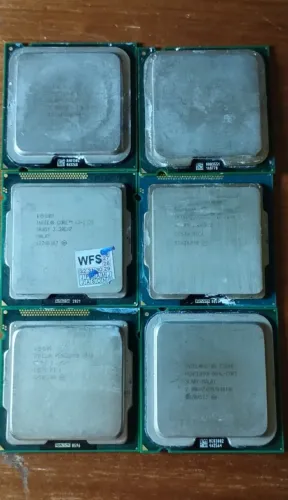Lote 6 Processadores Intel - i3-2120 + i3-3240 + G620 + Core 2 Duo - Ótimo para Revenda