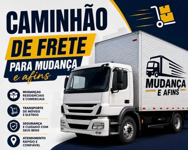 Fretes e Mudanças Caminhão baú 
