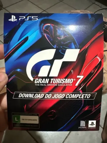 Gran Turismo 7, Lacrado, versão digital para resgatar o codigo.