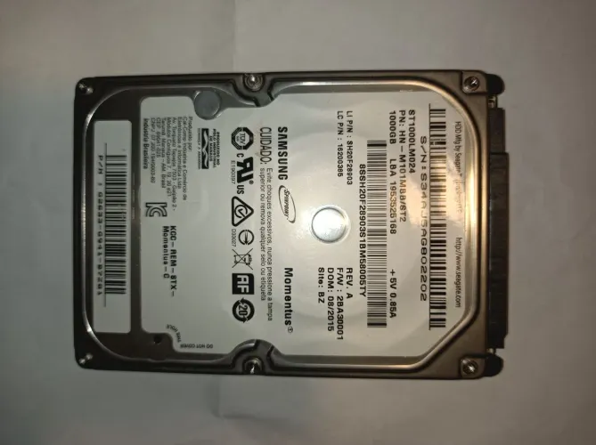 HD Interno Notebook Samsung 1TB 2.5 Sata cor Branco
