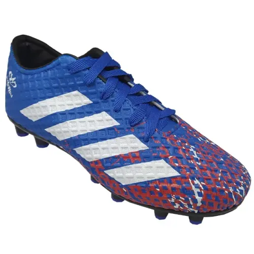 Chuteira Campo de Trava Masculina Futebol Azul Runway 2080CA