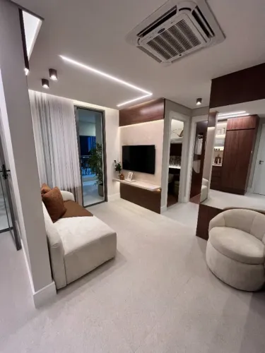 Apartamento na Liberdade - Centro com 2 dormitórios, Varanda e Suíte