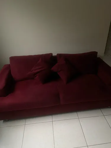 Sofá vermelho