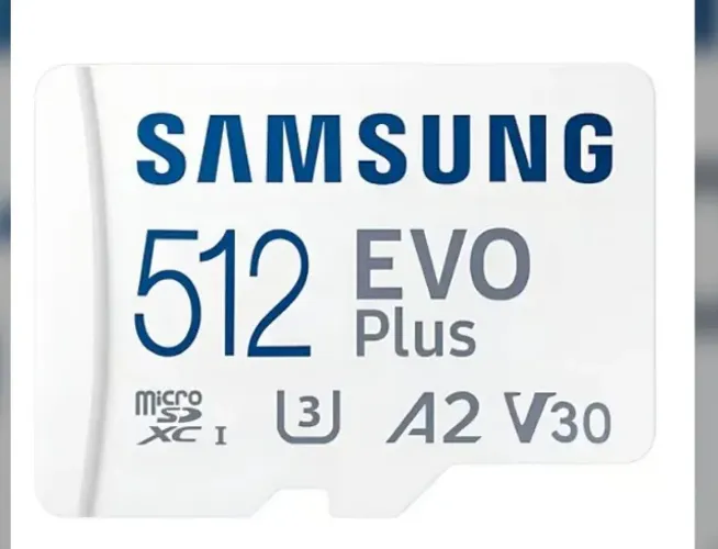 Cartão Memoria 512 gb Evo Samsung