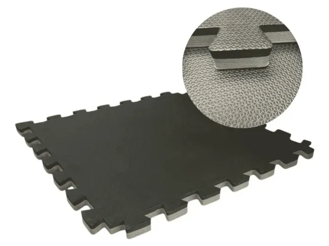 TATÂMI 1x1 40mm PREMIUM faces preta e cinza NOVO  