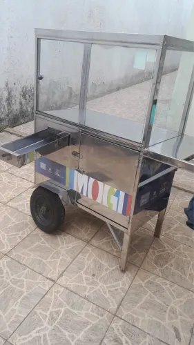 Carrinho de vendas inox