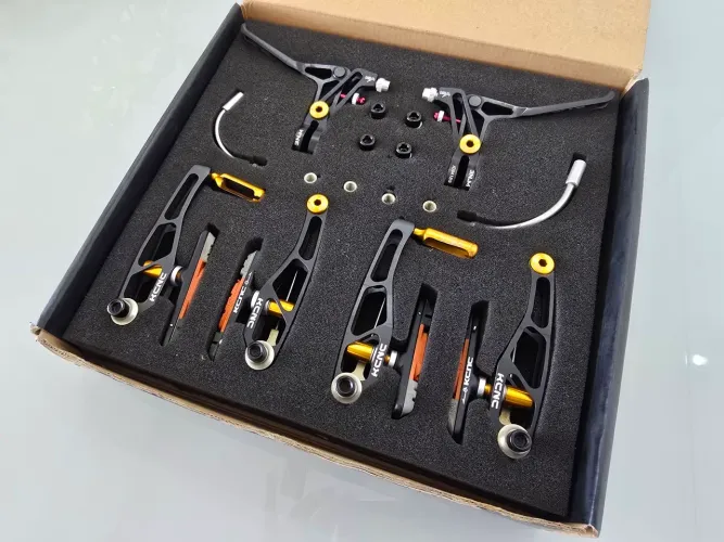 KIT V-brake KCNC VB1 100% titânio- kit de alta performance (NOVO)