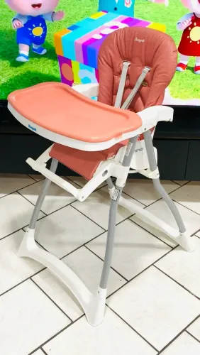 Cadeira Alimentação Refeição Bebê Infantil Burigotto Merenda Mescla Rosa