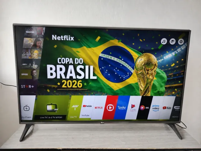 Smart TV LG 55 Polegadas - Netflix YouTube - Wi-Fi, Top