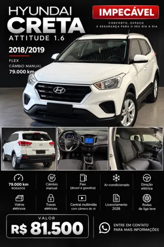 Hyundai Creta Attitude 1.6 16V Flex Mec. 2019