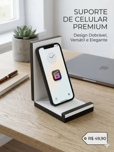 Apoiador de celular MDF